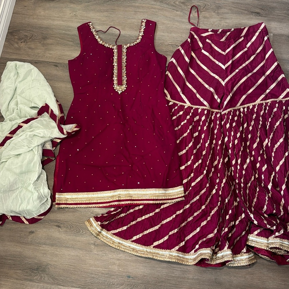 Indian sharara anarkali